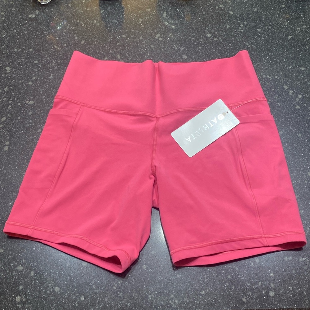 Brand new pink athleta shorts. Tags still on